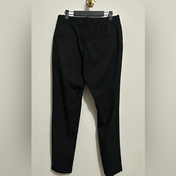 Zara Mens Casual Tapered Leg Trouser Pants With Drawstring & Elastic Waist Sz 32 - Picture 6 of 9